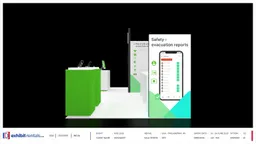 10x20 Peninsula booth design by Exhibit-Rentals